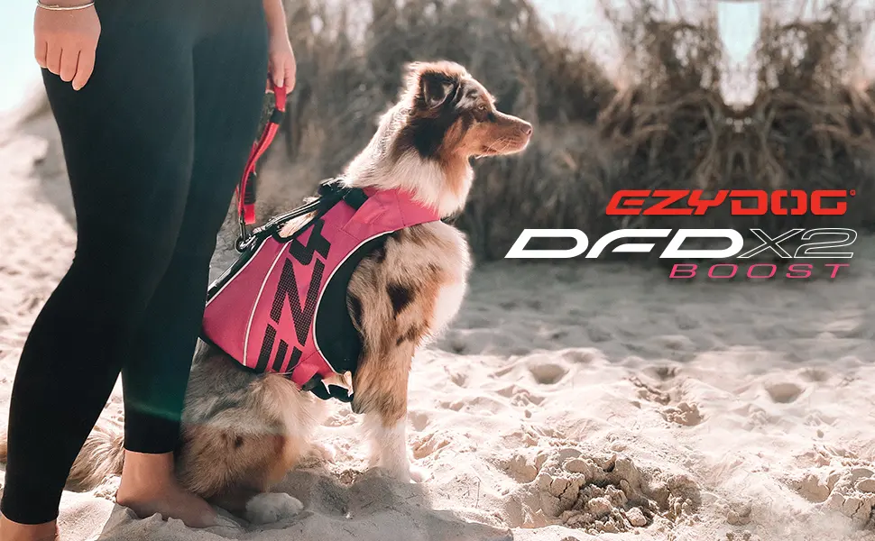 EZYDOG X2 Boost Life Jacket | Boating Dog Friendly Paddle Board Superior Buoyancy Rescue Handle Lifejacket (Small Yellow) Yellow Small - module-1-X2-boost