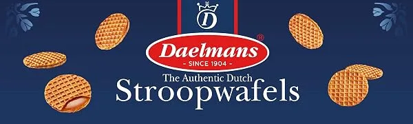 Daelmans Honey Stroopwafels - One cube box with 8 Honey Stroopwafels 1 - Daelmans Stroopwafels