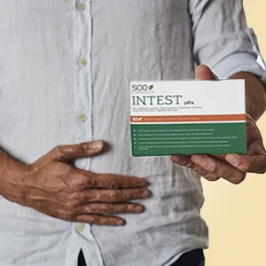 500Cosmetics Intest - Natural Capsules to Prevent Hemorrhoids - Improves Circulation and Combats Constipation - for Men and Women. (5) - Intest