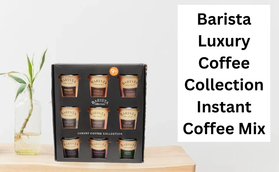Barista Luxury Coffee Collection Assorted Flavoured Instant Coffee Mix Xmas Gift Christmas Powdered Coffee - Coffee Collection Flavored Instant Mix Festive Perfect Travel Xmas Gifts Holiday Present christmas