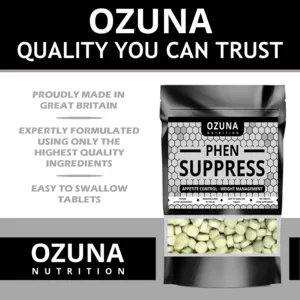 PHEN Suppress Appetite Suppressant - Max Strength Appetite Reducing Pills - Proven Formula - Weight Management Pills | 100 Tablets - PHEN SUPPRESS INFOGRAPHIC