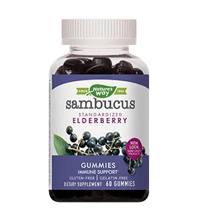 Nature's Way Sambucus Elderberry Vitamin C Lozenges Tropical Flavored 24 Lozenges - sambucus gummies