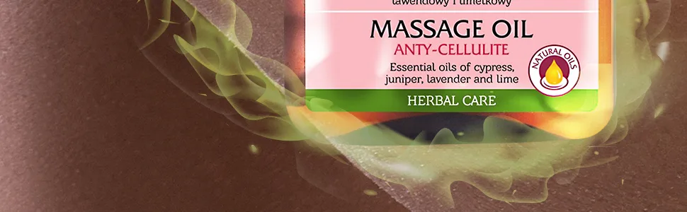 Green Pharmacy Body Massage Essential Oil Anti-cellulite Cypress Juniper Lavender Lime Natural Oils 200 ml Cypress Juniper Lavender and Lime - green pharmacy