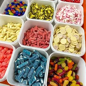 50 Mini Love Heart Sweets Valentines Sweets Wedding Heart Sweet Rolls Sweet Treat Gifting Co. - Pick n Mix Tubs