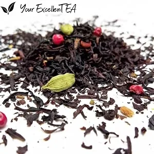 Earl Grey Spicy - Premium Black Loose Leaf Tea with Real Bergamot Oil in Resealable Pouch (100g) - Earl Grey Spicy Black Loose Leaf Tea