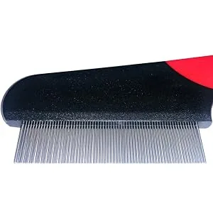 Masterclip | Flea Comb - Flea Removal Grooming Comb for Cats Dogs Rabbits. Effective against Fleas Nits Biting Pests Ticks Flea Dirt Ectoparasites - COMB