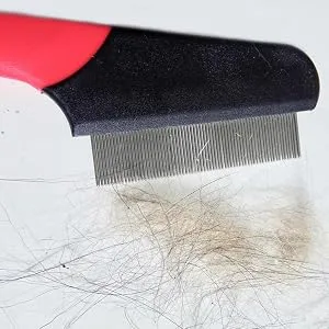Masterclip | Flea Comb - Flea Removal Grooming Comb for Cats Dogs Rabbits. Effective against Fleas Nits Biting Pests Ticks Flea Dirt Ectoparasites - FLEAS