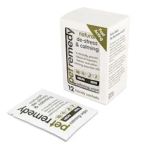 Pet Remedy Refills for Plug Diffuser (2 x 40ml Refills) - Pet Remedy Calming Wipes