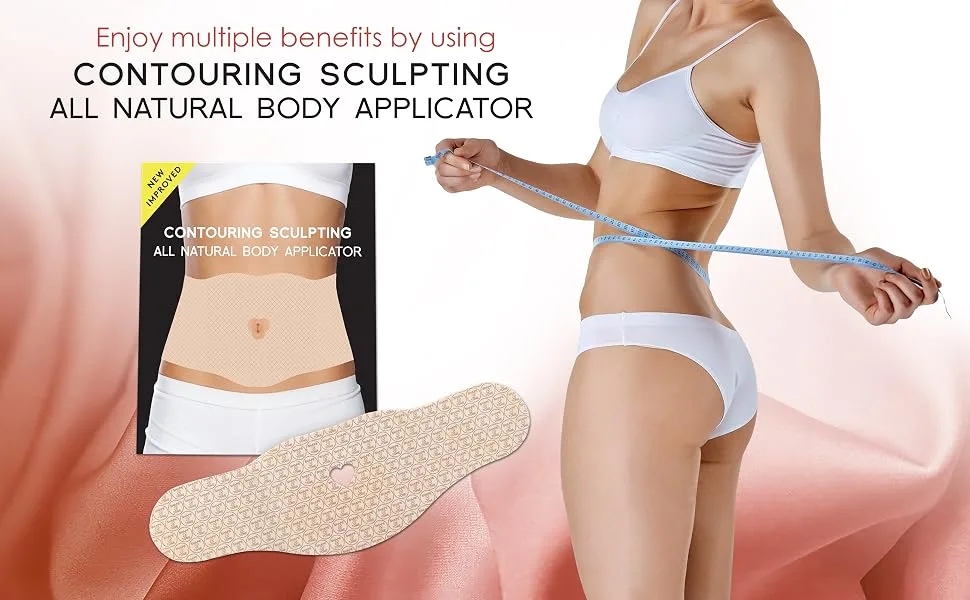 All Natural Moisturizing Body Applicator Wrap Easy to Use Body Wrap -Anti Cellulite Solution- Firming Toning Tummy Wrap (5 APPLICATORS) - body wrap patch applicator slimmer fat reducer skin firming tightening weight loss shaping arms