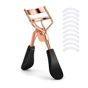 Eyelash Curler Professional Lash Curler with 10 Eyelash Curler Refills for All Eye Shapes(Rose Gold) - product information 4