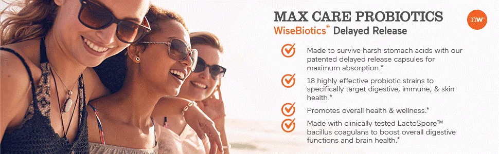 NatureWise Time Release Probiotics Maximum Care 40 Time Release Caplets - Max care  B01E6C4FVM