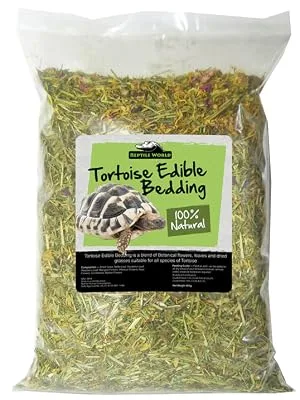Reptile World Tortoise Edible Bedding 10L Bag Botanical Bedding Food - Bedding 10ltr