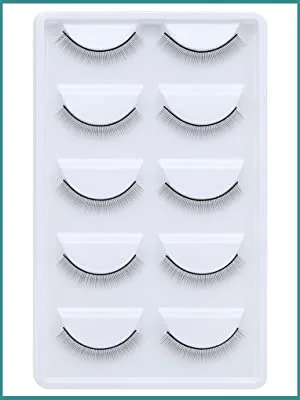 Practice Lashes for Eyelash Extensions 25 Pairs Training Lashes Practice Eyelash Strips Self Adhesive Lash Extension Supplies by OBEYA - Practise lashes