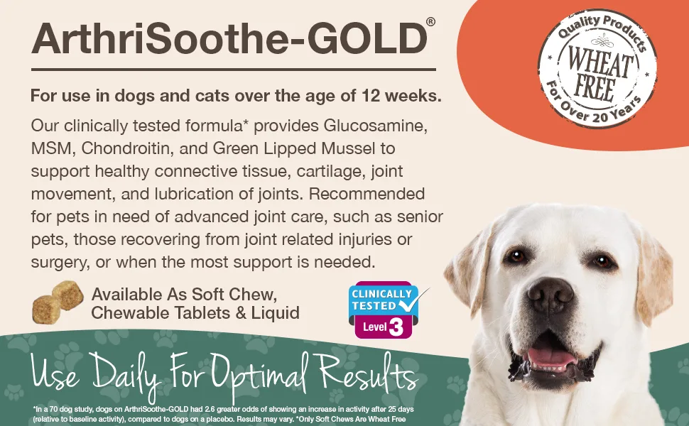 NaturVet ArthriSoothe-GOLD Advanced Care Level 3 180 Soft Chews 15.2 oz (432 g) - B00CNVAMC0 - Module 2