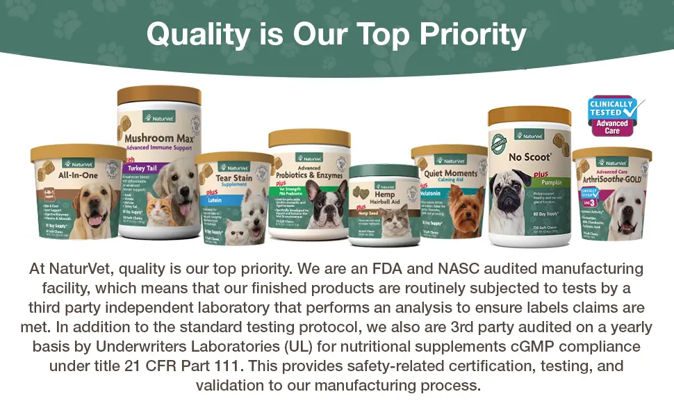 NaturVet ArthriSoothe-GOLD Advanced Care Level 3 180 Soft Chews 15.2 oz (432 g) - B00CNVAMC0 - Module 4