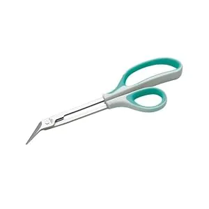 PETA Easi-Grip Nail Scissors with Protector - Self-Opening Stainless Steel Scissors - Ergonomic Precision and High Strength - Ideal for Anyone with Weak Hands Poor Grip or Tremors - Peta Easi-Grip Long Reach Toe Nail Cutter