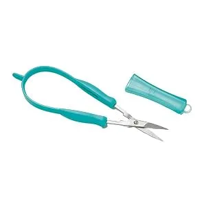 PETA Easi-Grip Nail Scissors with Protector - Self-Opening Stainless Steel Scissors - Ergonomic Precision and High Strength - Ideal for Anyone with Weak Hands Poor Grip or Tremors - Peta Easi-Grip Mini Scissors