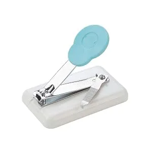 PETA Easi-Grip Nail Scissors with Protector - Self-Opening Stainless Steel Scissors - Ergonomic Precision and High Strength - Ideal for Anyone with Weak Hands Poor Grip or Tremors - Peta Nail Clipper