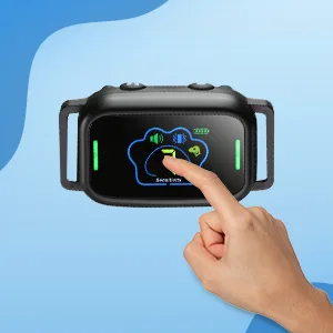 Anti-Bark Dog Training Collar - Humane Stop Barking Device with Beep & Vibration Modes - No Shock - Suitable for Small to Large Dogs - Effective for All Breeds - E-Collar for Dog Behavior Training - Dog Collar