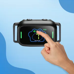 Anti-Bark Dog Training Collar - Humane Stop Barking Device with Beep & Vibration Modes - No Shock - Suitable for Small to Large Dogs - Effective for All Breeds - E-Collar for Dog Behavior Training - Dog Collar