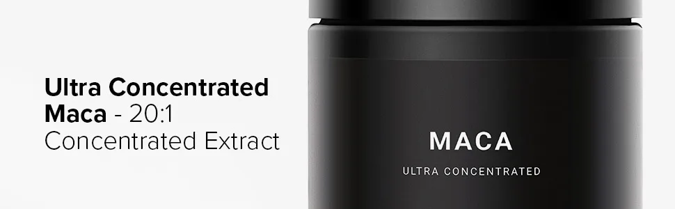 10 000mg Maca Root Capsules 20x Concentrated Extract - Ultra High Strength Wildcrafted Maca Root Capsules for Men & Women - Peruvian Maca Powder Gelatinized Black Maca Red & Yellow Complex Macaroot - maca