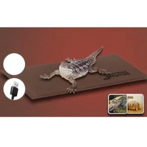 Balacoo USB Reptile Under Tank Heating Pad Heating Pad Warmer Heater Mat for Turtle Lizard (Coffee) - product information 6