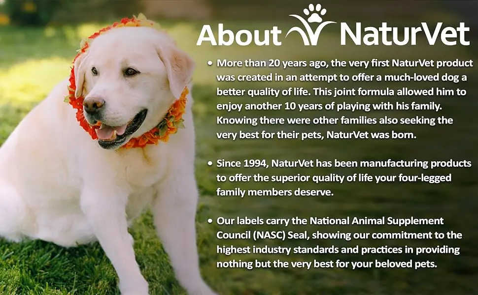 NaturVet Senior Advanced 5-in-1 Support 120 Soft Chews 12.6 oz (360 g) - product information 3