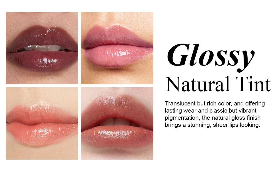 KYDA Tinted Lip Balm Hydrating Sheer Formula Lip Balm Natural Glossy Finish Lasting Moisturizing Lip Care Balm for Dry Lips 5 - tinted lip balm
