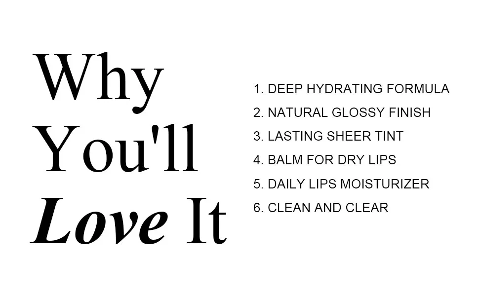 KYDA Tinted Lip Balm Hydrating Sheer Formula Lip Balm Natural Glossy Finish Lasting Moisturizing Lip Care Balm for Dry Lips Peach Candy - tinted lip balm