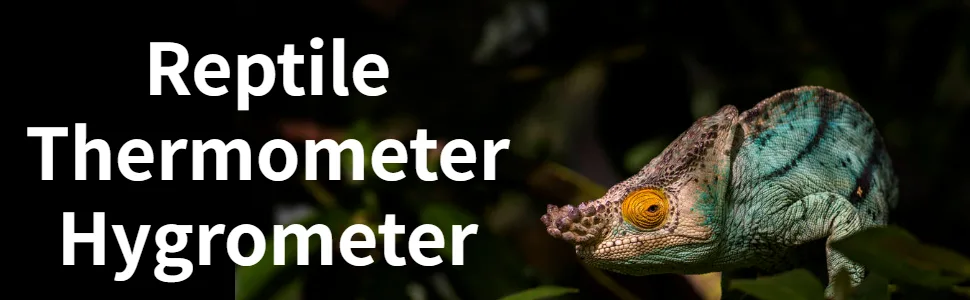 Reptile Thermometer Hygrometer Mini Round Shape Dual Dial Thermometer and Humidity Gauge for Reptile Tank lizard Tortoise Spider Pet Rearing Box - product information 1
