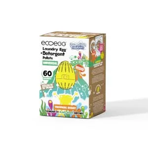 SpongeBob SquarePants x ecoegg Laundry Egg Refill Pellets | Helps Soften Clothes | Universal | No chlorine bleaches phosphates or parabens | 60 Washes - product information 4