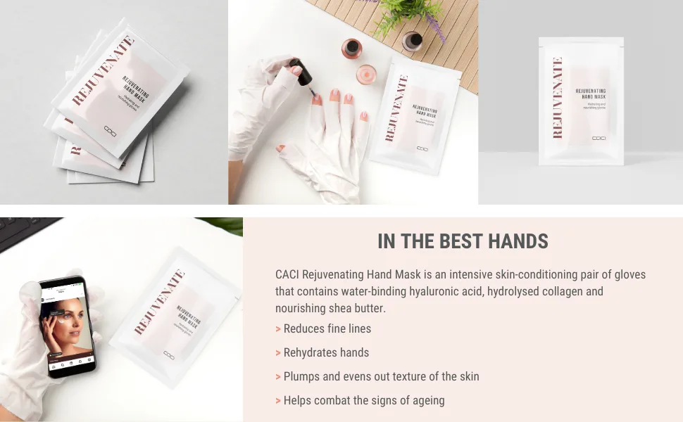 CACI Rejuvenating Hand Mask - rejuvenating hand mask benefits and description