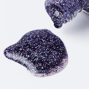 Holographic Glitter Nail Polish by Moon Glitter - Silver - Sparkle and Shine Nail Varnish - 10ml - Moon Glitter