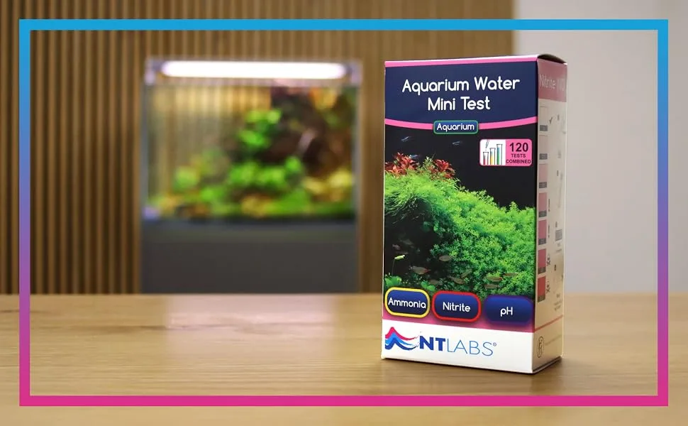 NT Labs Aquarium Water Mini Test (3 Key Parameters - pH Nitrite and Ammonia) Maintain Excellent Water Quality Accurate Results Liquid Drop Tests - Aquarium Water Mini Test Product from NT LABS