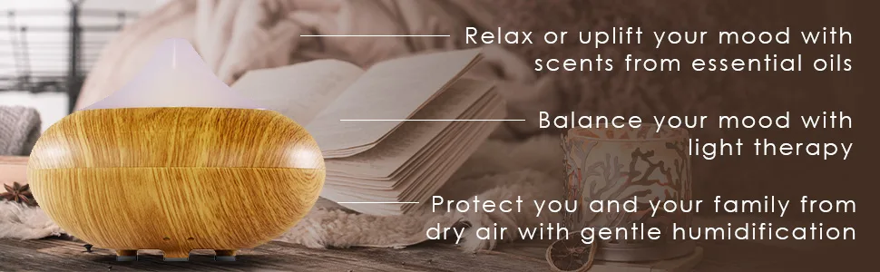Dr Botanicals Essential Oil Diffuser | Premium 5 in 1 Ultrasonic Aromatherapy Scented Oil Diffuser Vaporizer Humidifier Timer and Waterless Auto-Off 7 LED Colors Clear Top - Dr Botanicals Diffuser
