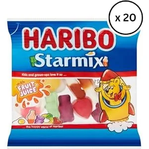 Haribo Sweets Bundle - 20 Starmix 20 Supermix 20 Tangfastics - Great for Kids Parties - Exclusive to ClickwithNik - Haribo selection