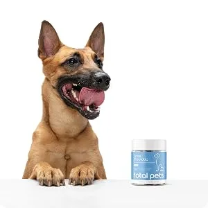 Probiotic Powder for Dogs | Dog Digestive Supplement | Complete Digestive Support | Dog Prebiotic Probiotic & Postbiotic Supplement | Puptons (120 Grams) - Total Probiotic Supplement for Dogs with Dog