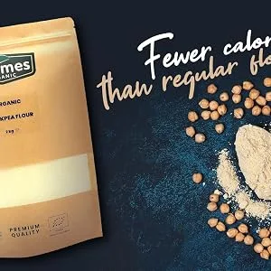 Organic Chickpea Gram Flour 500g - Organic Chickpea Gram Flour