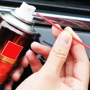Housoutil 100Pcs Spray Can Straws Plastic Spray Can Extension Straw Replacement Sprayer Can Straws for Lubricant Home Renovation Car Maintenance (Red) - product information 2
