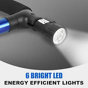 Folding Cane with Led Light Adjustable Canes and Walking Sticks for Arthritis Disabled and Elderly Blue - folding cane