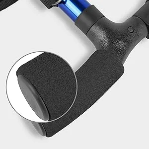 Folding Cane with Led Light Adjustable Canes and Walking Sticks for Arthritis Disabled and Elderly Blue - folding cane