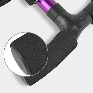 Folding Cane with Led Light Adjustable Canes and Walking Sticks for Arthritis Disabled and Elderly Purple - folding cane