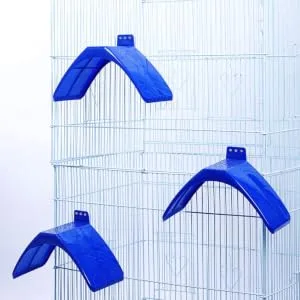 iplusmile 1 Set Plastic Pigeon Perches Dove Rest Stands Frames Pigeon Perches Roost Pet Blue 20pcs 20X12CM - product information 1