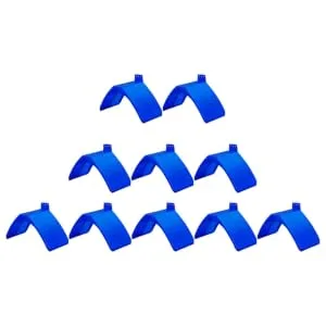 iplusmile 1 Set Plastic Pigeon Perches Dove Rest Stands Frames Pigeon Perches Roost Pet Blue 20pcs 20X12CM - product information 2