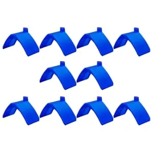 iplusmile 1 Set Plastic Pigeon Perches Dove Rest Stands Frames Pigeon Perches Roost Pet Blue 20pcs 20X12CM - product information 3