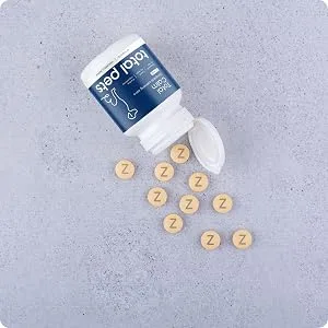 Total Calm Calming Tablets for Dogs | Reduces Stress Anxiety Barking Fear Hyperactivity Aggression | Tasty Chicken Flavour | 60 Tablets | Puptons - Total Pets Calming Tablets Spill Container