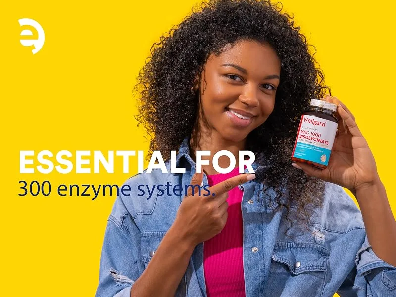 Wellgard Magnesium Glycinate Mag 1200 High Strength Magnesium Bisglycinate Made in UK - magnesium glycinate