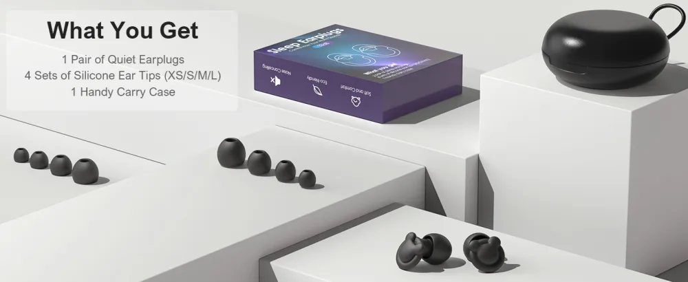 Ear Plugs for Sleeping Noise Cancelling Reusable Earplugs for Noise Reduction Soft Silicone Hearing Protection Ear Plugs for Sleep Work Noise Sensitivity Study Snoring -33dB (Light Purple) - noise cancelling ear plugs
