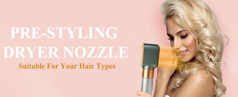 YTCHYYSK Pre-Styling Dryer Attachment Nozzle Replacement for Dyson Airwrap Hair Styler Accessories Part 969759-01 Nickel/Copper - dyson airwrap attachments