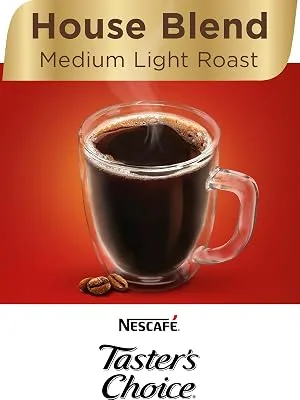 Nescafé Taster's Choice Instant Coffee House Blend 7 oz (198 g) - House Blend Medium Light Roast